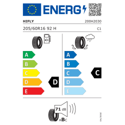 Hifly 205/60 R16 92H HF201 M+S TL