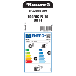Barum 195/60 R15 88H Bravuris 5HM TL