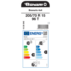 Barum 205/70 R15 96T Bravuris 4x4 M+S TL