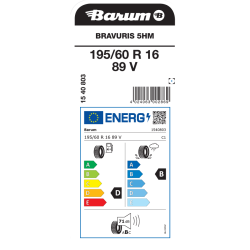 Barum 195/60 R16 89V Bravuris 5HM TL