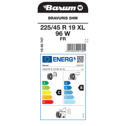 Barum 225/45 R19 96W Bravuris 5HM XL TL