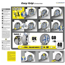Cadenas de nieve Michelin Easy Grip EVOLUTION 15