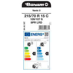 Barum 215/70 R15C 109/107S VANIS 3 8PR TL