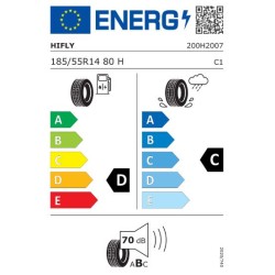 Hifly 185/55 R14 80H HF201 M+S TL