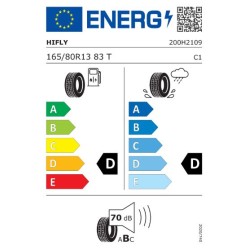 Hifly 165/80 R13 83T HF201 M+S TL