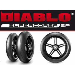 Pirelli Diablo Supercorsa SP V3 190/55 ZR 17 M/C 75W TL Trasera