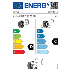 Hifly 215/45 R17 91W HF805 M+S XL TL