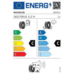 Michelin 265/70 R16 112H Latitude Cross M+S TL