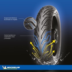 Michelin City Grip 2  130/70 - 13 M/C TL 63S  Reinf Front/Rear