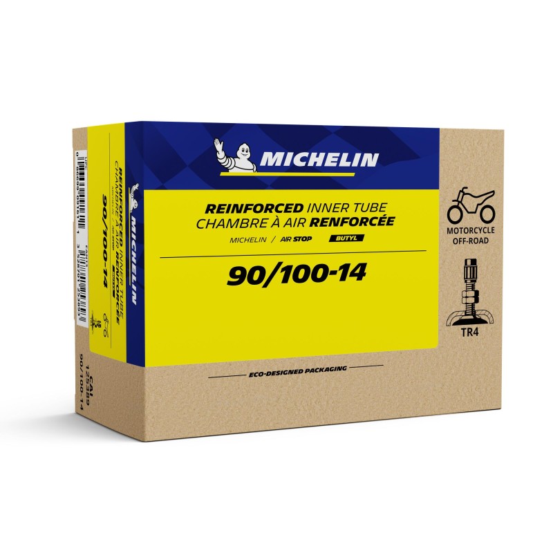 CAMARA MICHELIN 90/100-14 RSTOP Reinf ST30 MI (OFF ROAD)