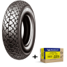 PACK : Michelin S83 3.00 - 10 42J  + CAMARA MICHELIN 10 B4 val. Curva                                    val. Curva