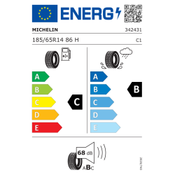 Michelin 185/65 R14 86H Energy Saver + TL DOT 37/22