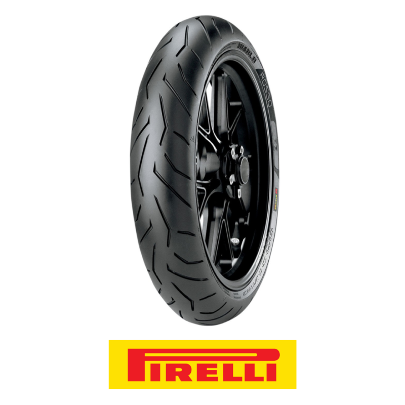 Pirelli Diablo Rosso II ﻿Front  120/70 ZR 17 M/C 58W TL (D)