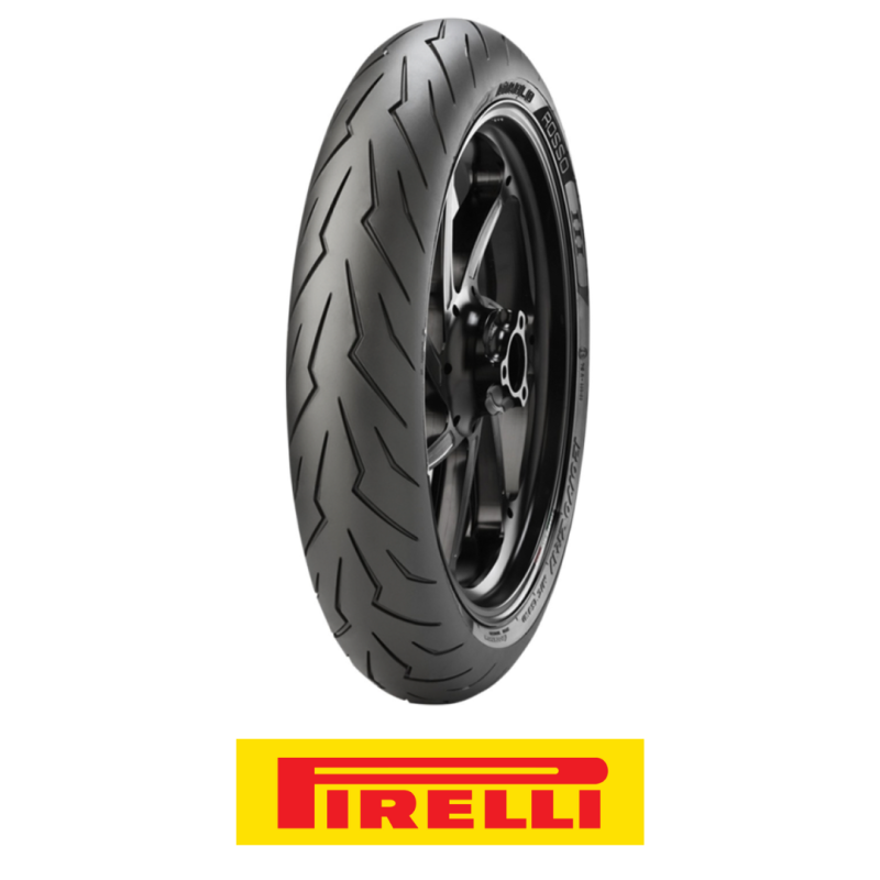 Pirelli Diablo Rosso Scooter 100/80 -14 M/C 54S TL Reinf Front/rear